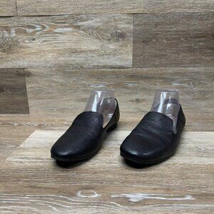 Soul Naturalizer Janelle Black Leather Slip On Shoes Women's Size 9